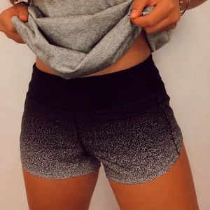ombré speckled lulu lemons speed up shorts